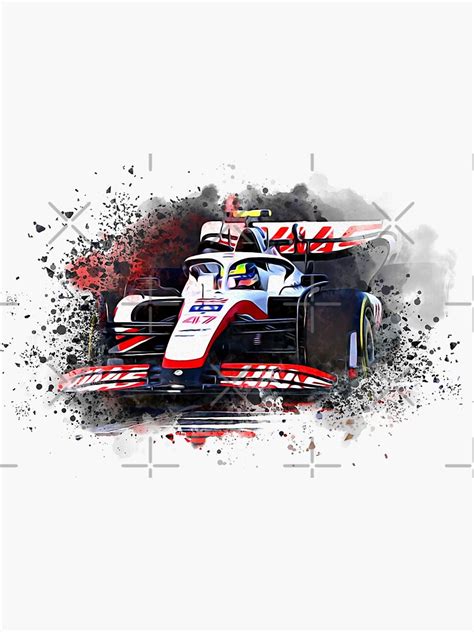 "HAAS F1 2022 - Haas F1 Team Merchandise Classic T-Shirt" Sticker for ...