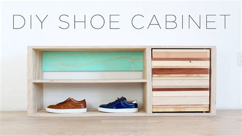 Wood Shoe Storage Cabinet Plans | www.resnooze.com