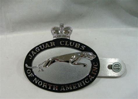 Jaguar clubs of north america.inc badge emblem