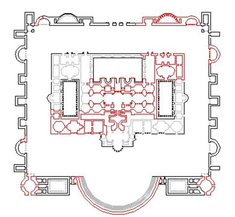 Baths Of Diocletian Floor Plan