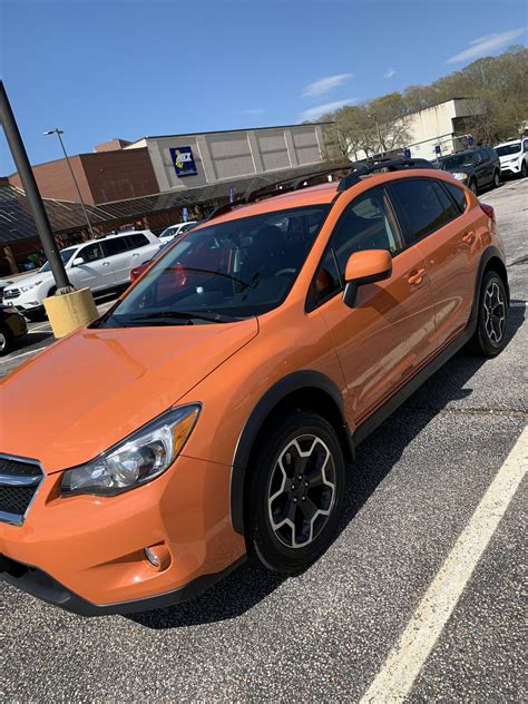 Ever since high school a orange Subaru Crosstrek has been my realistic ...