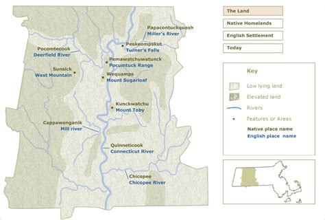 Map of Connecticut River Valley