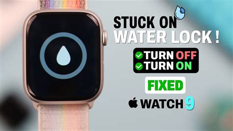 How to Turn Off or On Water Lock on Apple Watch Series 9! - YouTube