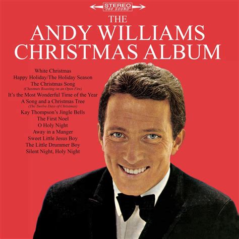 Andy Williams - The Andy Williams Christmas Album (2015, 180 gm, red vinyl, gatefold, Vinyl ...