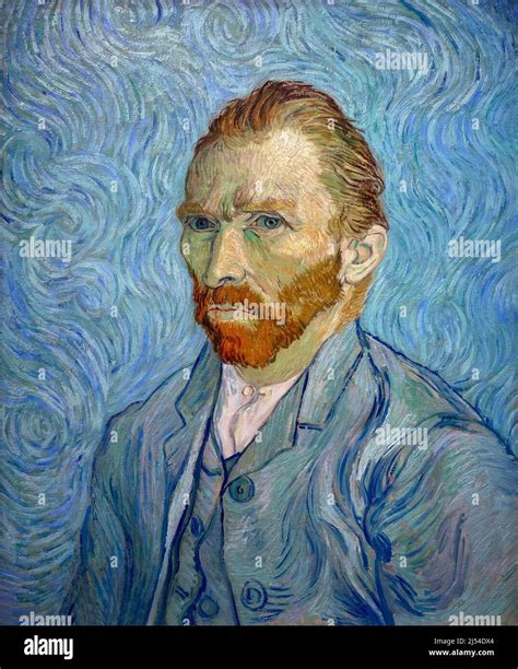 Autoportrait, Portrait de l'artiste, Vincent van Gogh, 1889, Musée d'Orsay, Paris, France ...