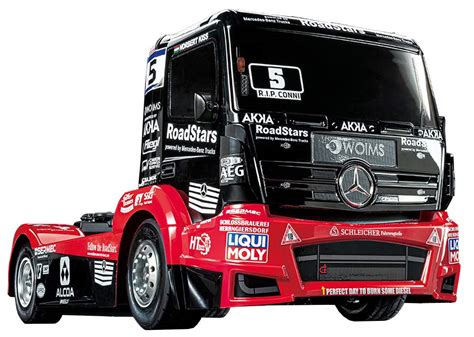 Buy Tamiya 58683 Mercedes-Benz 1:14 RC M-B Race Truck Actros MP4 TT-01E ...