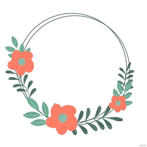 Watercolor Floral Wreath Clipart in Illustrator - Download | Template.net