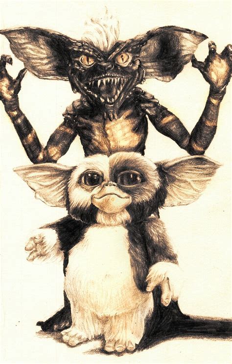 "Gizmo and Spike from Gremlins" by AaronBir | Redbubble