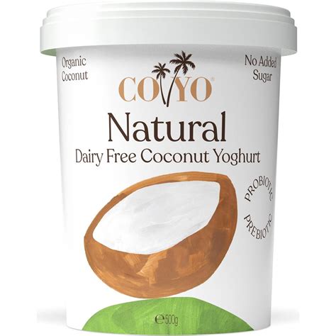 Coyo Dairy Free Yoghurt Probiotic No Added Sugar Natural 500g | Woolworths