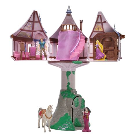 Disney Tangled Rapunzel Tree House Playset Dollhouse with 11 Play Pieces - Walmart.com - Walmart.com