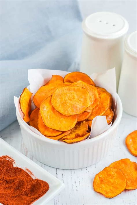 Baked Sweet Potato Chips | Crispy, Oven-Baked Homemade Chips