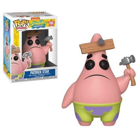 Funko Pop! Animation: SpongeBob (S3) - Patrick w/ Board Vinyl Figure - Walmart.com - Walmart.com