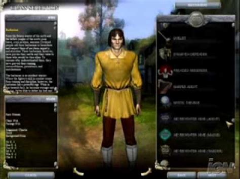 Neverwinter Nights 2 character creation - YouTube