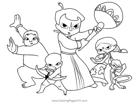 Pin on Chhota Bheem Coloring Pages