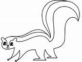 Little Skunk Coloring Page  Free Printable Coloring Pages For Kids sketch template