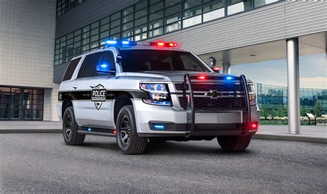 Chevy Tahoe Police Pursuit Vehicle adds safety tech