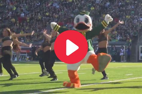 Oregon Mascot's Viral Dance Routine Made Everyone Go Wild - FanBuzz