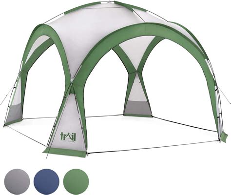 Dome Event Shelter, Large Garden Camping Shelter With Sides, Portable Outdoor Gazebo, Waterproof ...