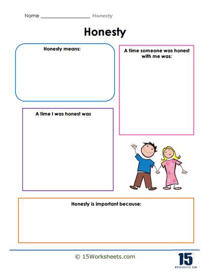 Honesty Worksheets - 15 Worksheets.com