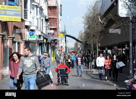 Middlesbrough town centre shopping Cleveland Teeside UK Stock Photo - Alamy