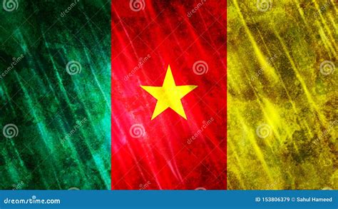 Cameroon Flag stock image. Image of cameroon, minimal - 153806379