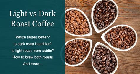 Light vs Dark Roast Coffee - What is the difference and which is best?