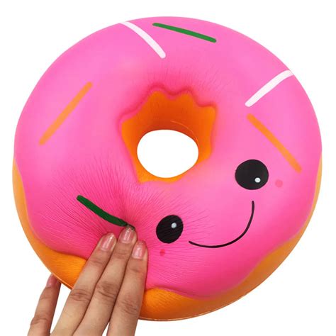 Besegad 25CM Big Jumbo Squishy Cute Kawaii Soft Large Donut Squeeze ...