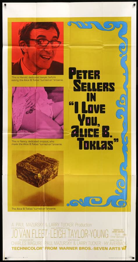 I Love You, Alice B. Toklas (1968) Original Three-Sheet Movie Poster ...