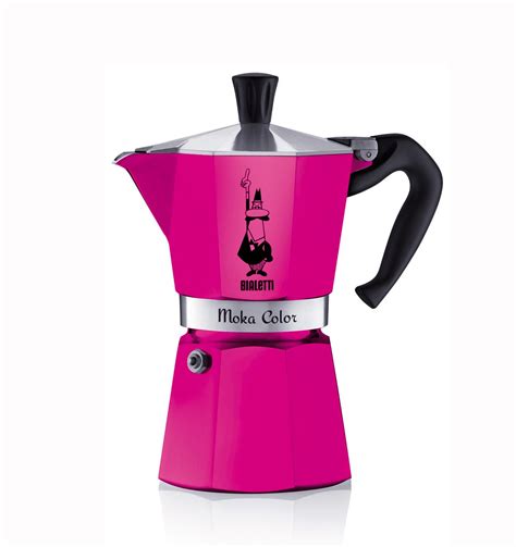 Cafetera Italiana Bialetti Moka Color 6 tazas única y original Bialetti ...