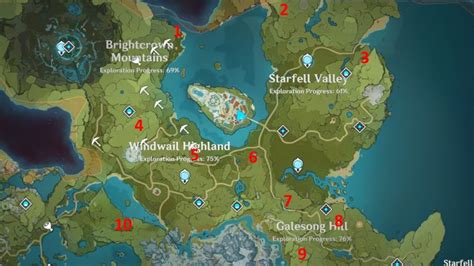 All Genshin Impact Shrine of Depths locations: Mondstadt, Liyue, and ...