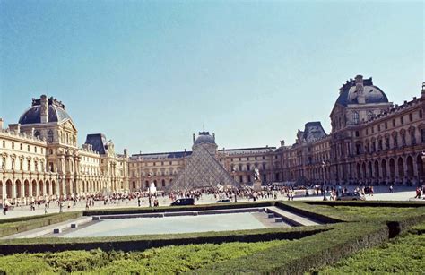 Stock Pictures: The Louvre Museum Paris - exterior and interior with ...