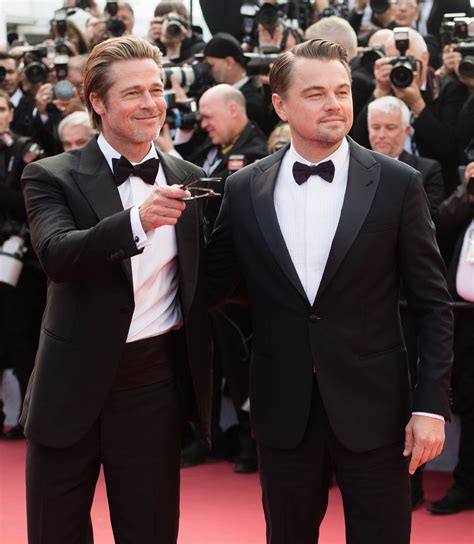 Brad Pitt and Leonardo DiCaprio side by side in Cannes as they promote ...