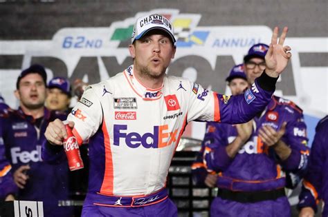 PHOTOS: Denny Hamlin celebrates Daytona 500 win | WFLA