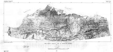 Map : Preliminary geologic map of northern Alaska, 1965 Cartography Wa ...