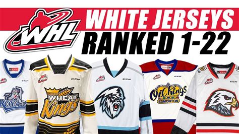 WHL White Jerseys Ranked 1-22! - YouTube