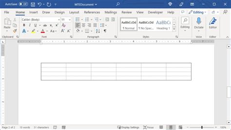 How to Create and Customize Tables in Microsoft Word - Make Tech Easier