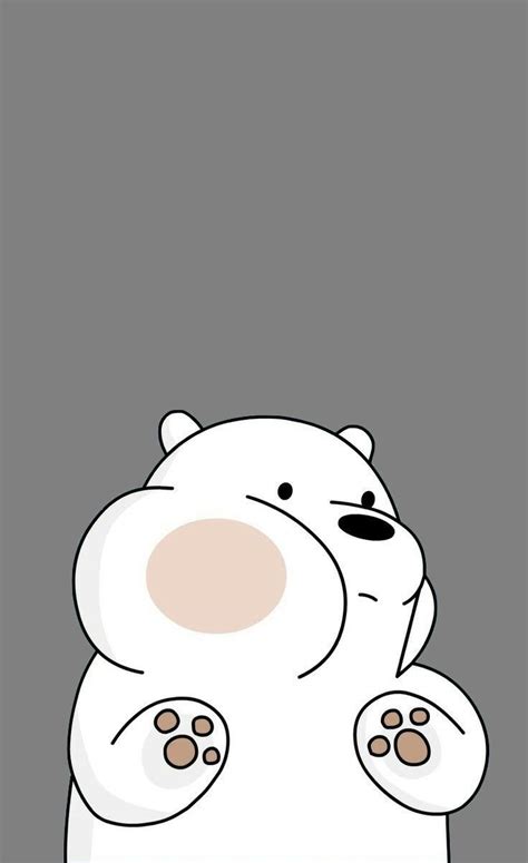 We Bare Bears Ice Bear Cute Wallpaper