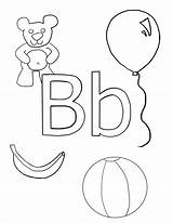 Letter B Coloring Page Coloring Pages sketch template