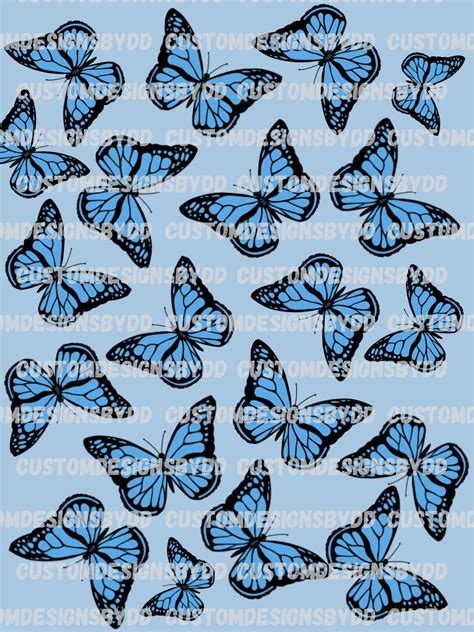 Top 136+ Blue butterfly wallpaper aesthetic - Snkrsvalue.com