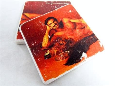 Burt Reynolds on a Bear Skin Rug Coaster by SouthernCultureGifts