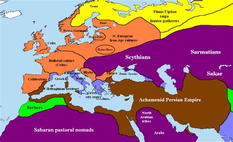 Map Of Europe 500 Bc – Topographic Map of Usa with States