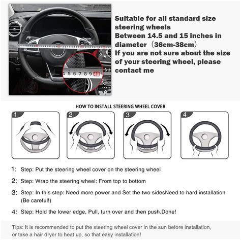 Well Fit High Quality Steering Wheel Cover - Buy Steering Wheel Cover ...