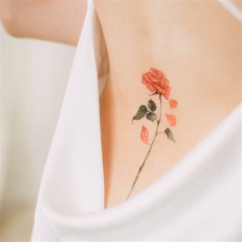 English Rose Temporary Tattoo | PAPERSELF