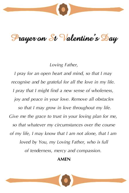 Prayer on St. Valentine’s Day | Church of St Thérèse, Mount Merrion Parish