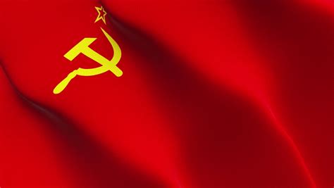 soviet union ussr flag waving seamless Stock Footage Video (100% Royalty-free) 27612616 ...