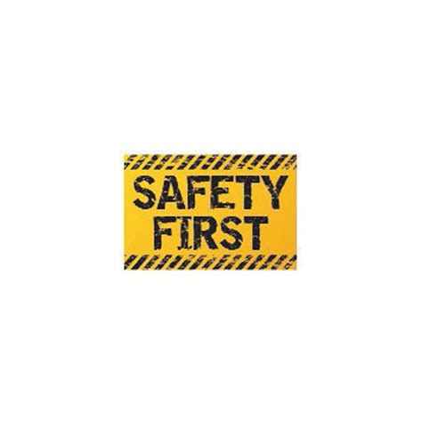 Safety First Sticker | Direct Workwear