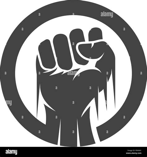 Hand strong vector icon illustration logo template Stock Vector Image & Art - Alamy