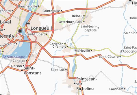 MICHELIN Chambly map - ViaMichelin