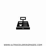 Cash Register Coloring Page  Ultra Pages sketch template