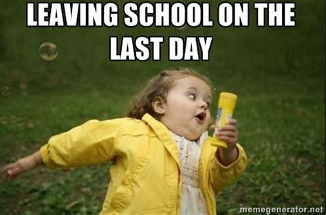 Counting Down to The Last Day of School Memes